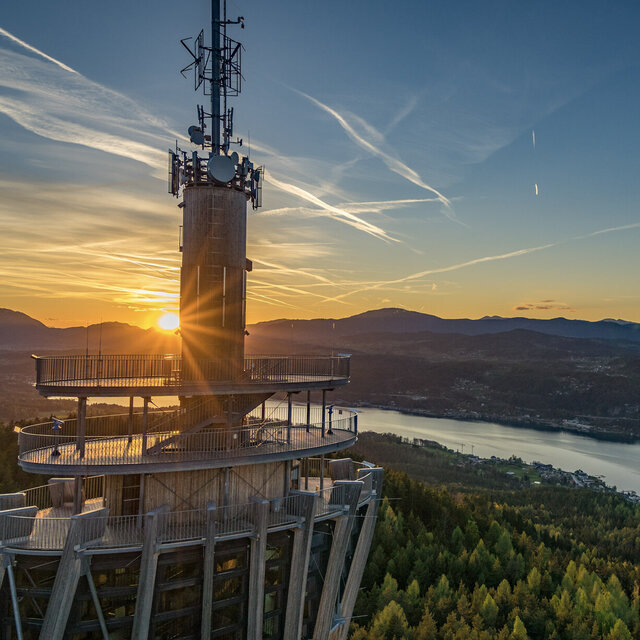 <p>Pyramidenkogel mit dem weltweit höchsten Holzaussichtsturm.</p>